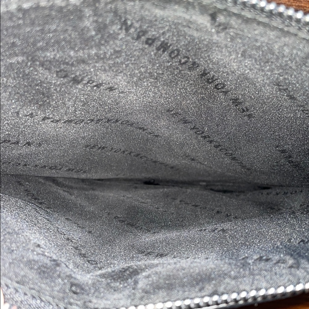 Chic Black Clutch with Silver Accents - Picture 4 of 4